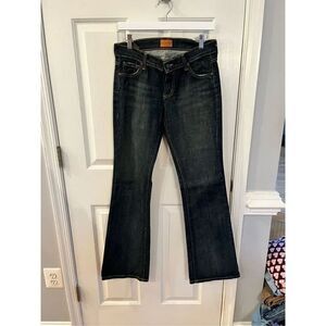 James Jeans Mid Rise Dark Wash Boot Cut Jeans sz 28 EUC